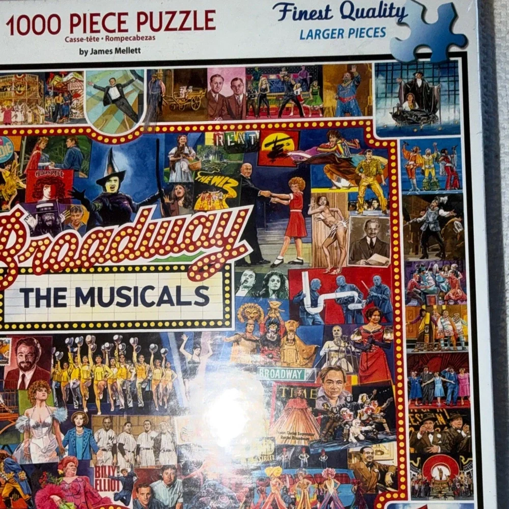 White Mountain Broadway Musical Collage Puzzle
